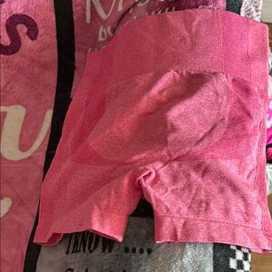 Pink Seamless Shorts